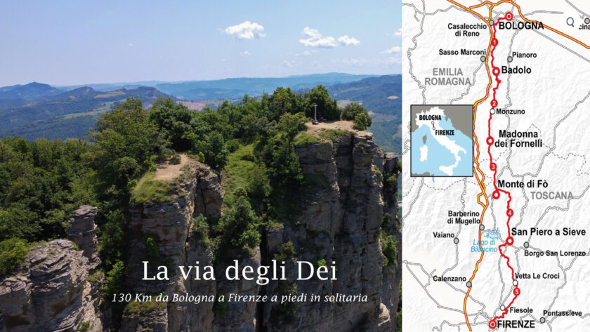 La via degli Dei: A piedi da Bologna a Firenze in solitaria